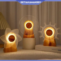 Lampu LED Creative Light 3D Lampu Hias Lampu Tidur Acrylic Akrilik