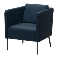 EKERÖ 扶手椅, skiftebo 深藍色, 70x73x75 公分