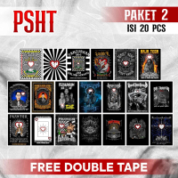 (Isi 20) Poster dinding PSHT free double tape / Poster PSHT PAKET 2