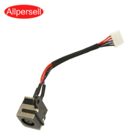 Laptop DC power jack Socket Connector Cable For Dell Inspiron 14R 5420 7420 Vostro 3460 M421R port plug cable wire Harness
