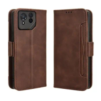 For Asus ROG Phone 8 Pro Luxury Leather Case Removable Card Holder Wallet Flip Magnet Cover For Asus ROG 8 Pro ROG8 Phone Bags