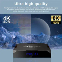 4GB 64GB X96 Max Plus Ultra TV Box Android 11 Amlogic S905X4 2.4G/5G Dual WiFi BT4.0 USB3.0 Ethernet 100M Support AV1 H.265 4K H