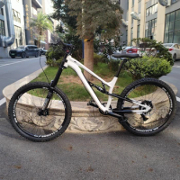 Kalosse-Full Suspension Frame Bike, Hydraulic Brakes, Mountain Bicycle, 11 Speed, 26 ", 27.5"