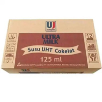 Ultra Milk UHT Full Cream 125Ml Dus, Ultra Milk UHT Stroberi 125Ml Dus, Ultra Milk UHT Cokelat 125Ml