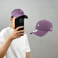 New Era 棒球帽 Casual Classic MLB 洛杉磯 道奇 老帽 紫 白 LA 男女款 帽子 NE13773857