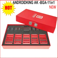 Original NEW MOORC ICFRIEND AK-BGA eMMC 11in1 Adapter with Z3X Easy Jtag Plus UFI Box Medusa Pro Box