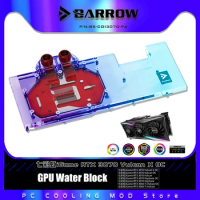 Barrow GPU Block For Colorful Vulcan RTX 3070 3060Ti Vulcan OC 8G/Neptune OC VGA Cooler Radiator 5V 3Pin ARGB BS-COI3070-PA