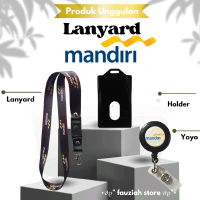 READY! TALI ID CARD MANDIRI UTAMA FINANCE / LANYARD MANDIRI Warna Hitam Termurah!!!
