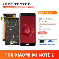 Premium Quality LCD For XIAOMI Mi Note 2 Display Touch Screen Digitizer With Frame For Xiaomi Note 2 Mi Note 2 201521 LCD