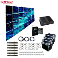 SRYLED Turnkey Indoor Rental P2.9 P3.91 Led Video Wall System 3mx2m 500x500mm Stage Led Display Screen
