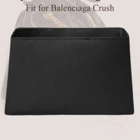 Nylon Purse Organizer Insert for Balenciaga Crush Handbag Small Inner Liner Bag Durable Zipper Storage Bag Organizer Insert
