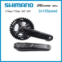 Shimano DEORE M4100 Crankset 170mm 175mm 36T-26T Chainring 2x10s FC-M4100 Crank For MTB Bike Bicycle Crankset