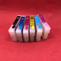 81 T0811 - T0816 refillable ink cartridge T0811N for Epson R290 R295 RX590 RX610 RX690 RX695 1410 TX659 TX720WD TX800FW