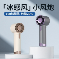 跨境爆款100檔高速手持風扇 usb充電迷你戶外便攜暴力渦輪小風扇【宜家良品百貨】