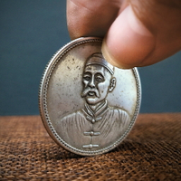 中華民國十四年紀念銀元銀圓33mm 李景林像仿古硬幣收藏古玩古幣