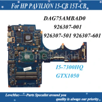 High quality 926307-601 For HP PAVILION 15-CB 15T-CB Laptop motherboard W/ i5-7300HQ GTX1050 4GB DAG75AMBAD0 100% Tested