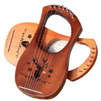 7-Tone Lyre Harp Heptachord 10-Tone Lyre Lille Lira Greek Musical Instrument 거문고