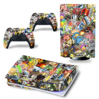 Graffiti Scrawl PS5 Disk Digital Skin Sticker Decal Cover for PS5 Console and Controllers PS5 Skin Sticker Vinyl 4154