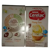 Cerelac Bubur Sereal Susu 120gr Cerelac Bubur Pisang Susu 120gr (Kuning)