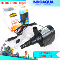 INDOAQUA - Pompa Celup Aquarium Hiro Pro 1600 Power Head Aquarium 60 cm