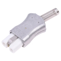 1PC 6mm IEC C8 Ceramic Wiring Industry Socket Plug High Temperature Male Female Connector Electric Oven Power Outlet 35A New