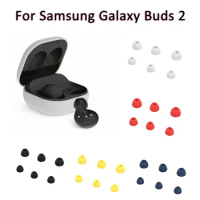6Pcs Fashion Silicone Earbuds Cover For Samsung Galaxy Buds 2 Headphone Cases Anti-Slip Earphone Eartips Kits Ear tips