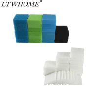 LTWHOME Value Pack of Fine, Carbon, Coarse, Medium and Poly Filters Set Fit for Juwel Jumbo / BioFlo