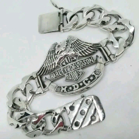 Gelang Pria Harley Davidson Perak 925