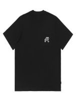FOLLOW THRU SS POCKET T-SHIRT สี BLACK