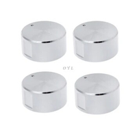 4Pcs Replacement Rotary Switches Round Knob Gas Stove Burner Oven Kitchen Parts Handles Home Kitchen Appliance Accessories