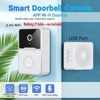 Wireless Doorbell Wifi Outdoor Hd Camera Security By Bell Night Vision Video Intercom Voice Change For Home Monitor By Phone