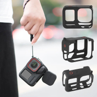 เคสซิลิโคนป้องกัน, สำหรับ Insta360 Ace Pro 2, เคสตัว, ฝาครอบเลนส์