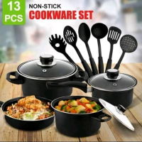 Cookware set hitam