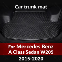 Car Trunk Mat For Mercedes Benz C Class Sedan W205 C180 200 220 250 260 2015-2020 19 18 17 Custom Car Accessories Auto Interior