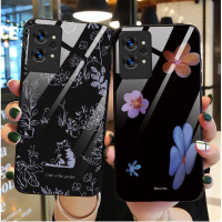 Sarung Telefon Kaca Silikon, untuk Realme GT2 Pro 5G / GT Master / Q3 Pro / K9 / GT NEO2, Sarung Pel