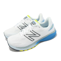 New Balance 慢跑鞋 Fresh Foam 860 V12 2E 寬楦 男鞋 白 藍 緩震 反光 NB 運動鞋 M860W12-2E