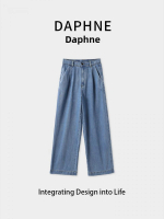 Jean Pelangsingan Pinggang Tinggi, Daphne, Serba guna, Untuk Wanita, Edisi Musim Panas 2025, Gaya Re