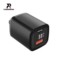 PowerRider PD35CA 33W數位顯示PD+QC3.0電源供應器