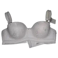 Bra FMN White Bandeau Renda 32C