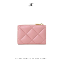 Jims Honey Dompet Kulit Kartu Lipat Wanita Velvet Wallet (Free Exclusive Box)