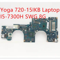 Motherboard For Lenovo ideapad Yoga 720-15IKB Laptop Mainboard I5-7300H SWG 8G 5B20N67890