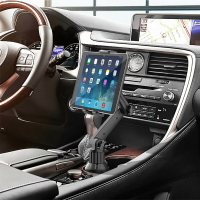 汽車平板支架杯架位車載水杯位手機架導航固定副駕駛iPad2023新款