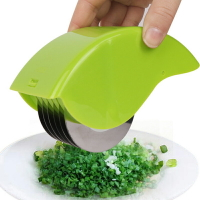 六輪切蔥器多功能創意滾輪切菜器碎菜器辣椒切段器居家廚房小工具