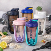 สินค้าขายดี Boqi Factory Portable Water Cup, Protein Shake Cup, Whey Mixing Cup, Whey Mixing Cup 590