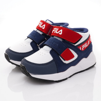 FILA頂級運動鞋-高機能護踝運動鞋432X藍白紅(16-24cm中大童段)櫻桃家