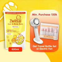 Zwitsal Baby Bath Hair & Body Milky Honey 600 mL - Sabun Bayi