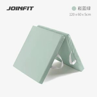JOINFIT摺疊體操墊仰臥起坐中考專用墊子體育訓練兒童運動健身墊-菘藍綠 兩折墊 均碼-款式4