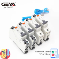 GEYA GYR10N RCBO 1P+N Residual Current Differential ELCB RCD RCBO Automatic Circuit Breaker With Over Current Leakage Protection
