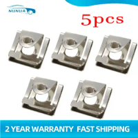 5Pcs Under Engine Cover Clips Gearbox Lower Guard Plate Snap Seat Clips For VW Passat B5 For Audi A4 A6 Models For SKODA Superb