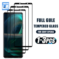 1-3Pcs Full Coverage Protective Film Tempered Glass for Sony Xperia 1 5 10 V Screen Protector for Xperia 1 5 10 II III IV Glass